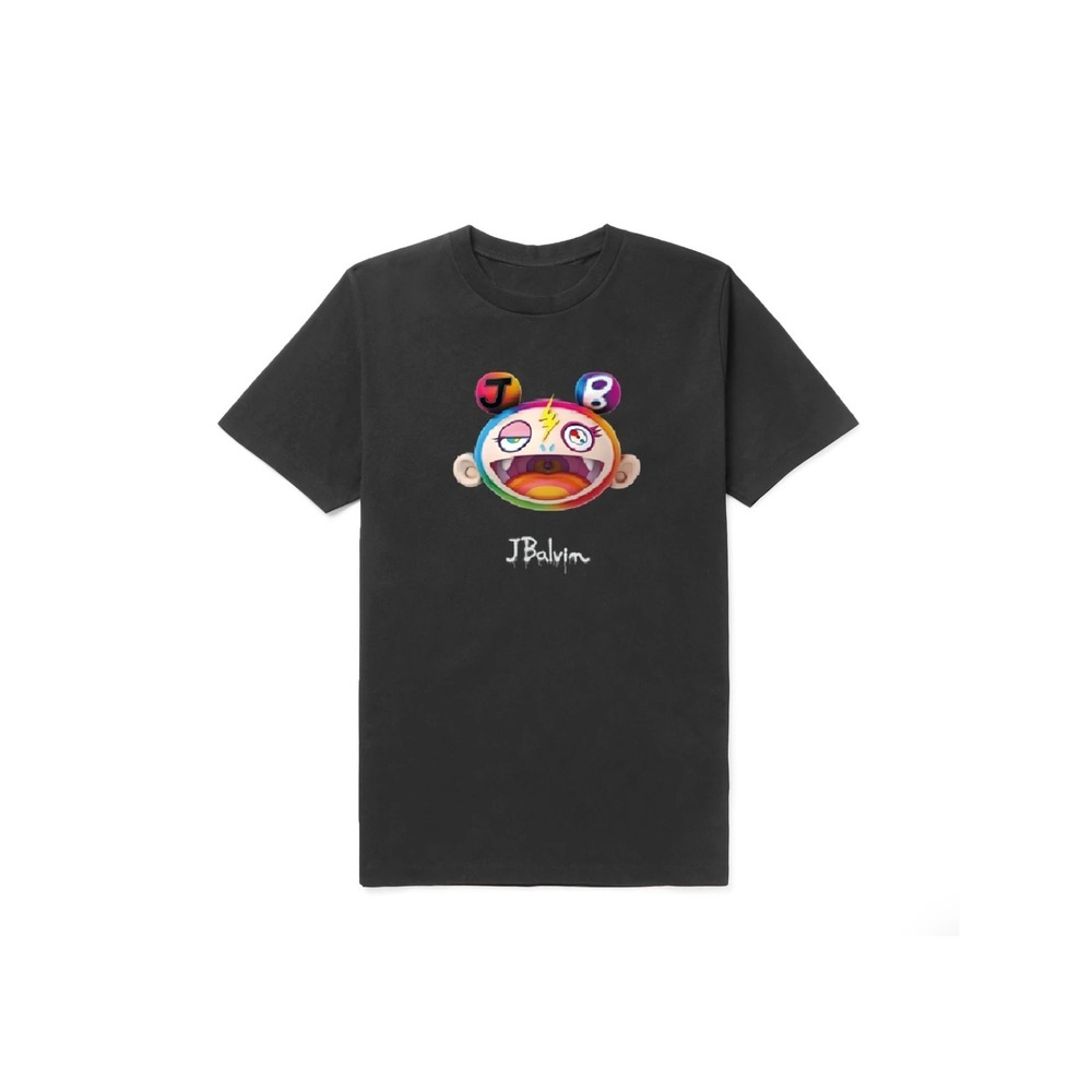 J Balvin X Takashi Murakami Kiki Face Unisex T-shirt Gift For Fan
